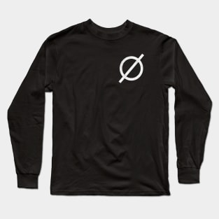 EMPTY SET SYMBOL Long Sleeve T-Shirt